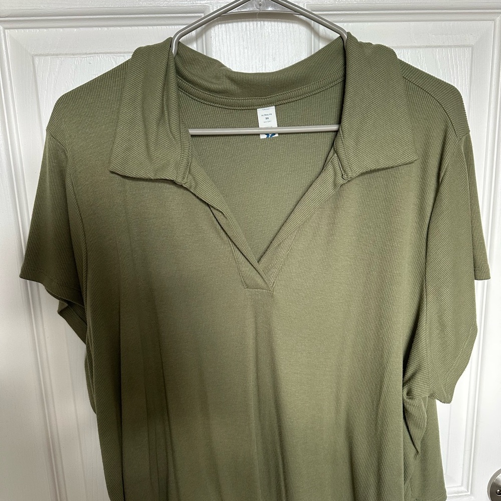 Old Navy Olive Green Crop Top
